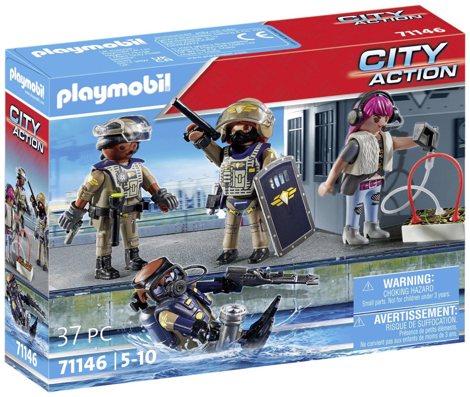 Playmobil® City Action Nastavitelná sada SWAT 71146