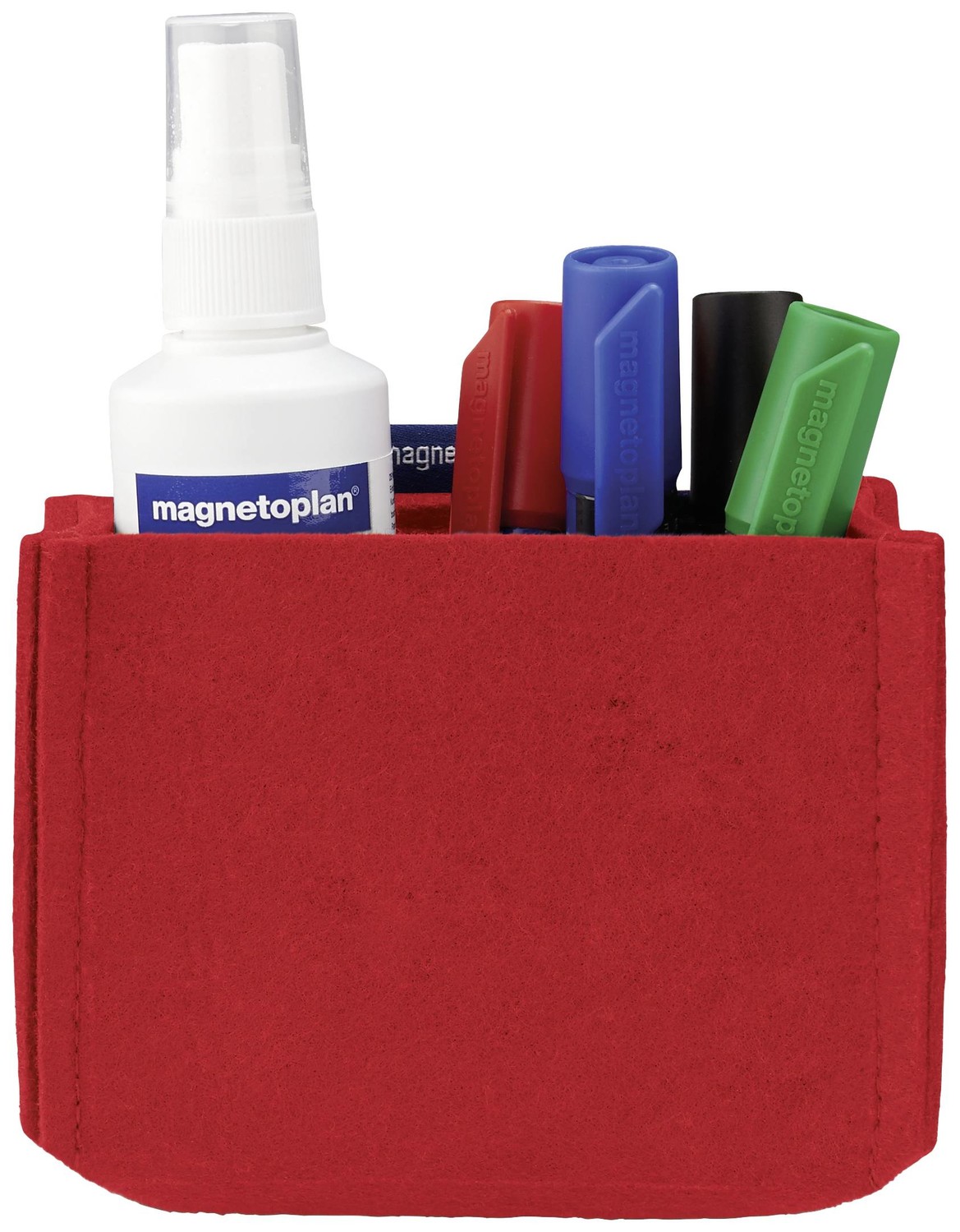 Magnetoplan magnetický držák na tužku magnetoTray MEDIUM (š x v x h) 130 x 100 x 60 mm červená 1227706
