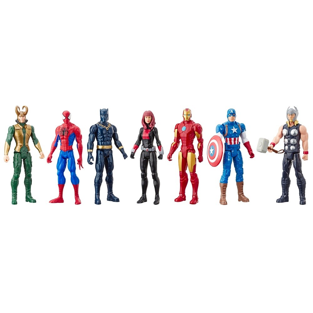 Hasbro Marvel sada figurek 7 figurek Titan Hero Series 30 cm