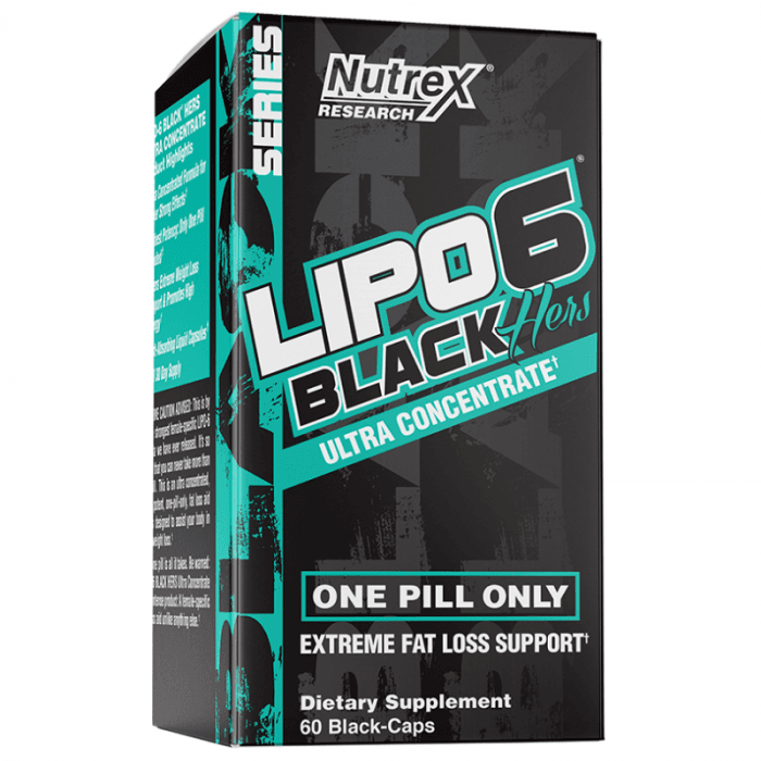 Lipo 6 Black Hers Ultra Concentrate 60 kaps bez příchuti - Nutrex