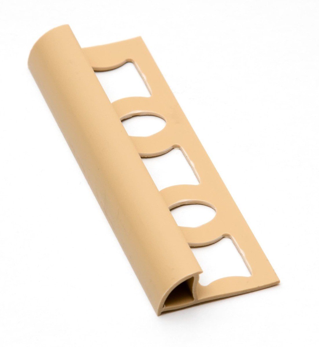 Lišta ukončovací oblá PVC béžová délka 250 cm, výška 10 mm, L1025004