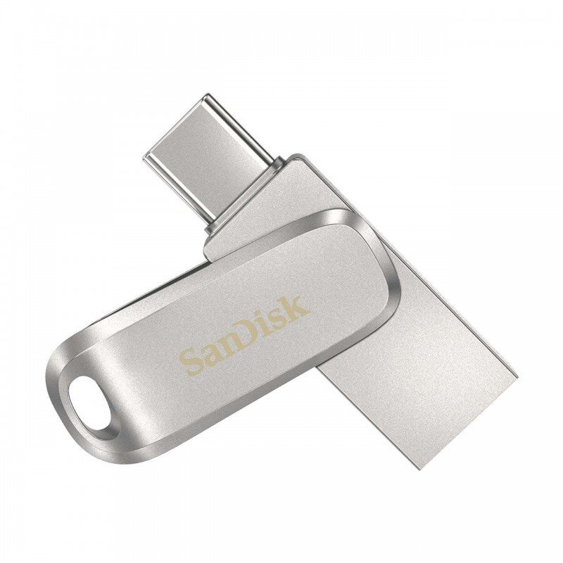 Flash disk SanDisk Ultra Dual Drive GO USB-C USB 3.1 64GB stříbrný 109077