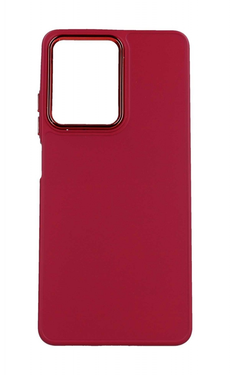 Kryt TopQ Frame Xiaomi Redmi Note 12 Pro+ 5G malinový 108449