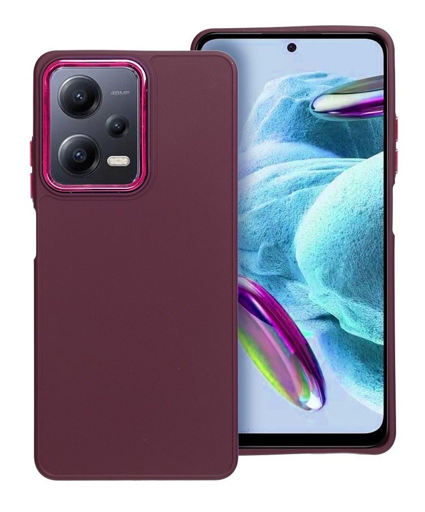 Kryt TopQ Frame Xiaomi Redmi Note 12 Pro+ 5G fialový 108448