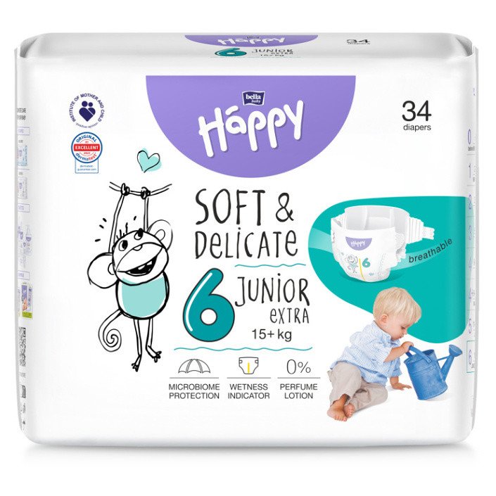 BELLA Baby happy junior extra 34 kusů