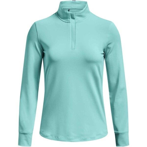 Under Armour PLAYOFF 1/4 ZIP Dámská golfová mikina, tyrkysová, veľkosť S