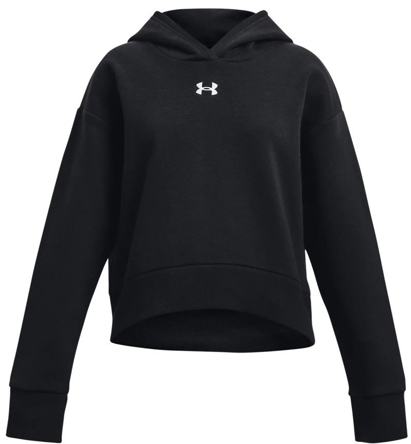 Mikina s kapucí Under Armour UA Rival Fleece Crop Hoodie-BLK