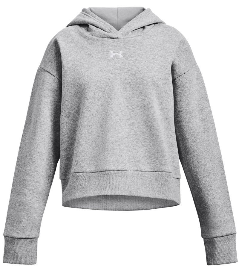 Mikina s kapucí Under Armour UA Rival Fleece Crop Hoodie-GRY