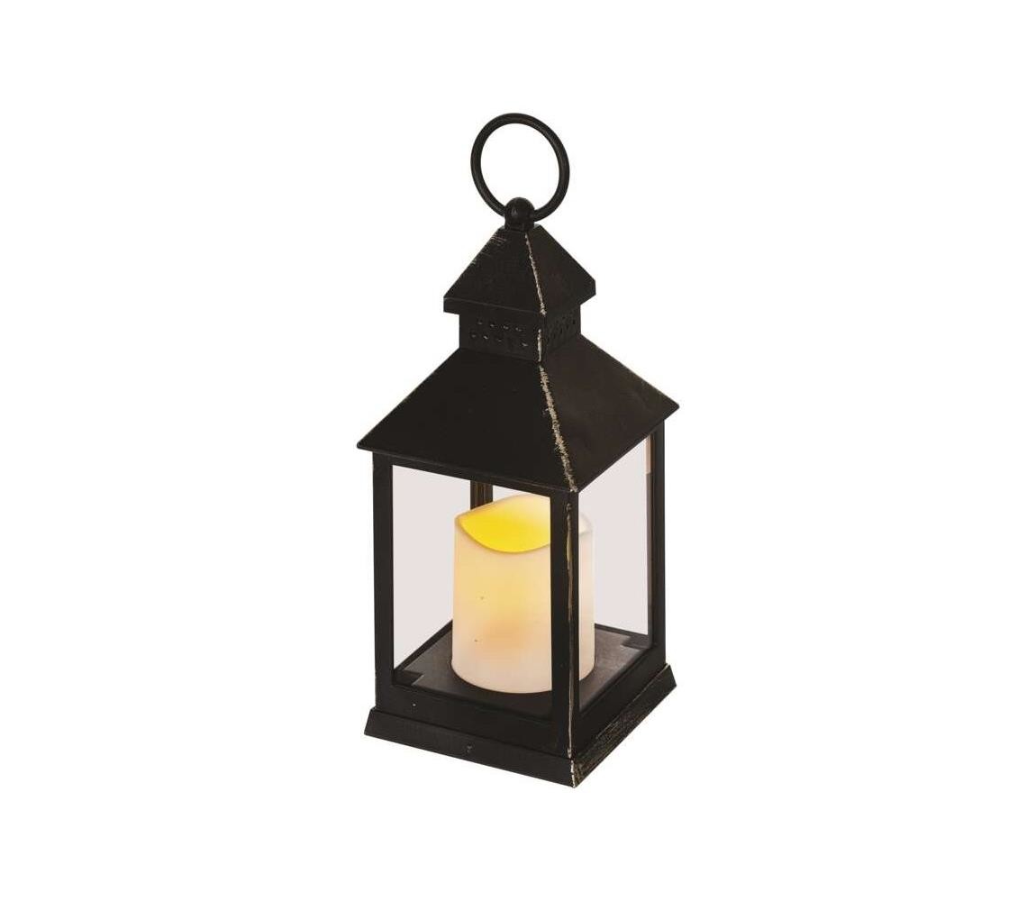 LED Vánoční dekorace 1xLED/3xAAA černá