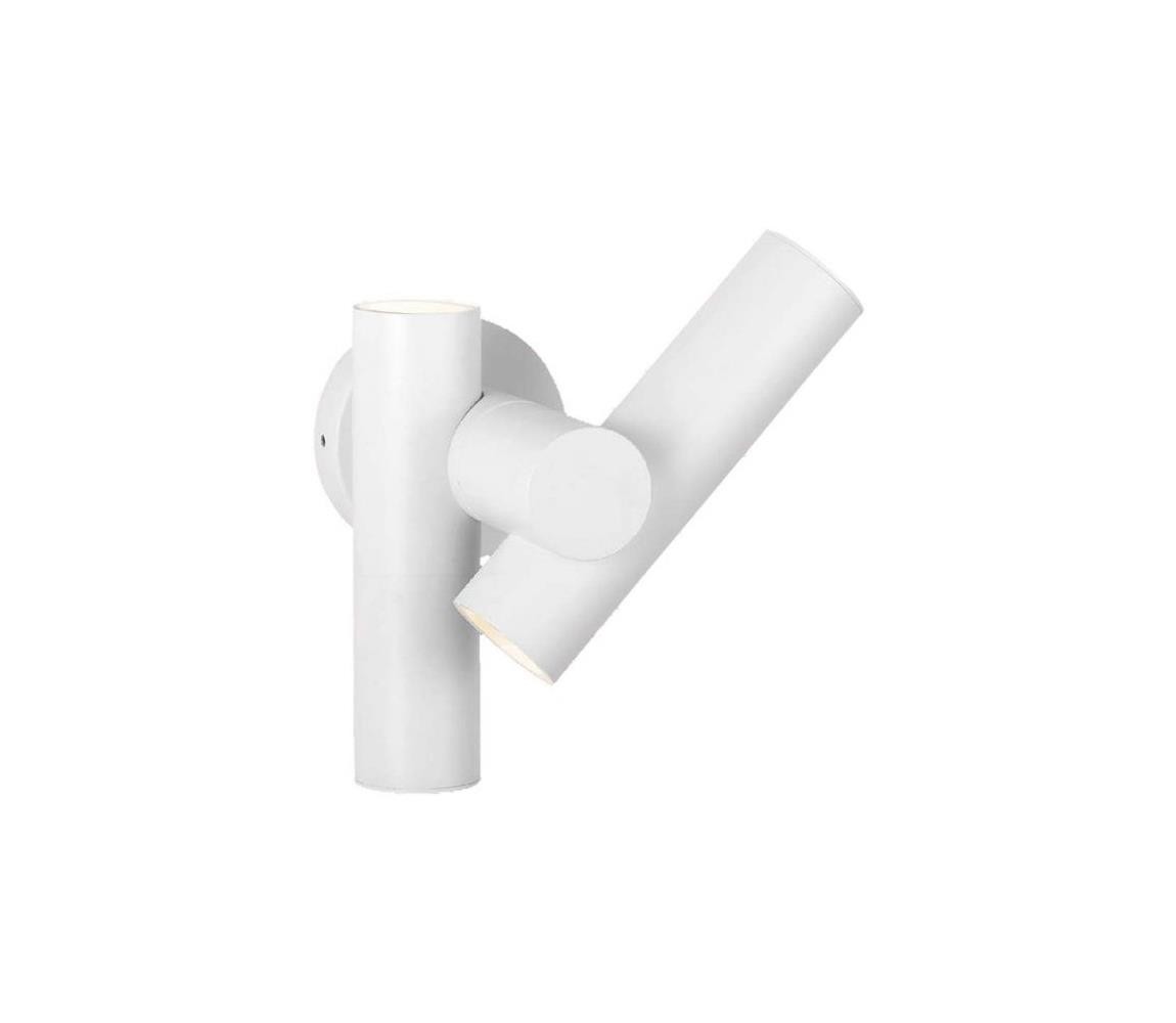 LED Venkovní nástěnné bodové svítidlo 2xLED/3W/230V 4000K IP44 bílá