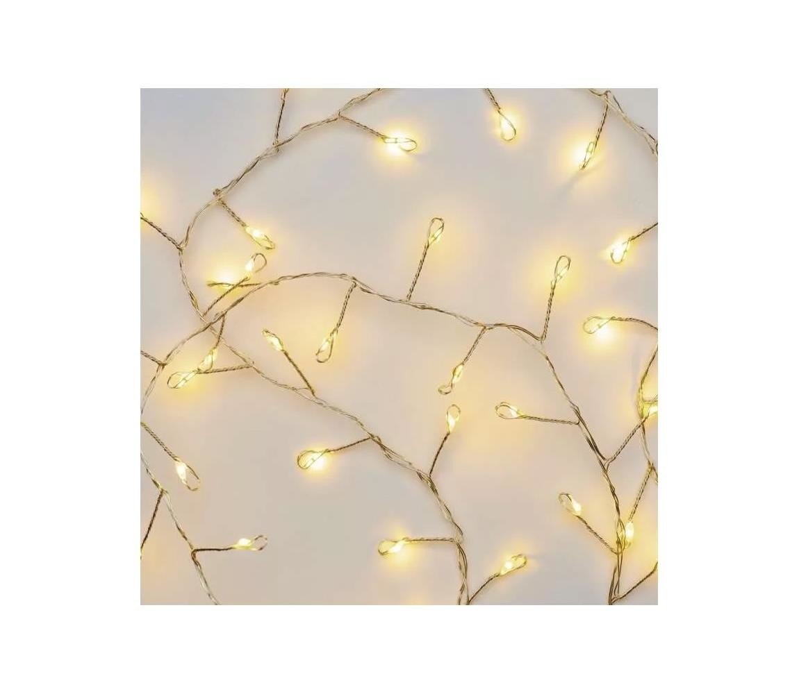 D3FW01 LED vánoční nano řetěz – ježek, 2,4 m, 3x AA, vnitřní, teplá bílá, časovač  D3FW01 LED vánoční nano řetěz – ježek, 2,4 m, 3x AA, vnitřní, teplá bílá, časovač  D3FW01 LED vánoční nano řetěz – ježek, 2,4 m, 3x AA