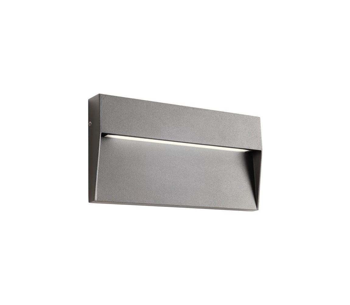 Redo Redo 90481 - LED Venkovní nástěnné svítidlo LANDER LED/6W/230V IP54 antracit