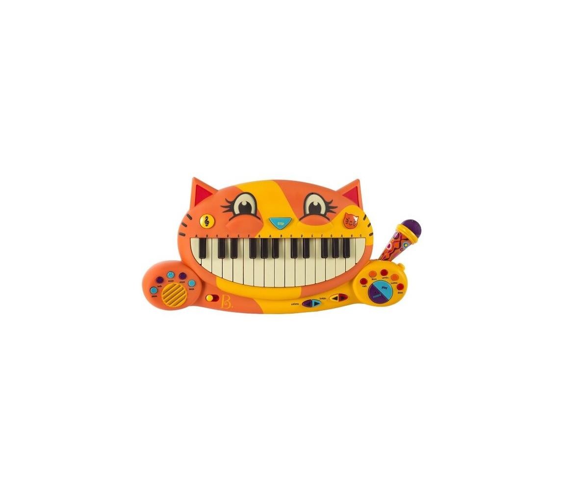 B-Toys B-Toys - Dětské piáno s mikrofonem Kočka 4xAA
