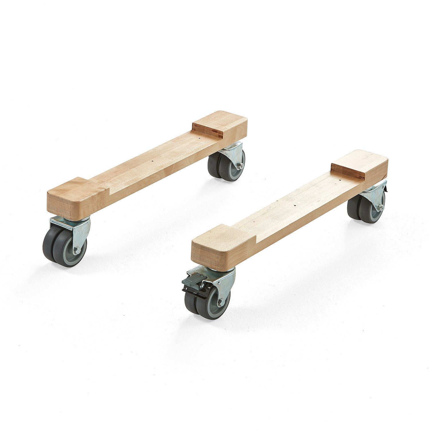 Nohy s kolečky k regálu RICO, 2 ks