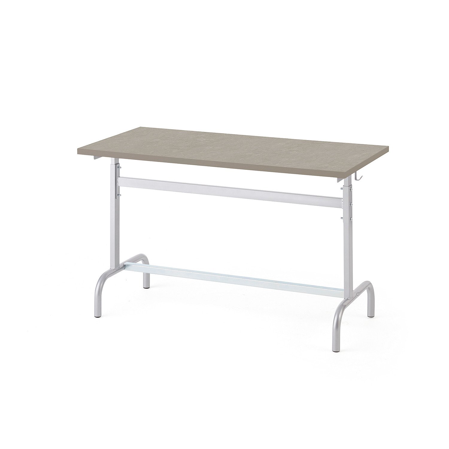 Školní lavice 184, stříbrná/šedá
