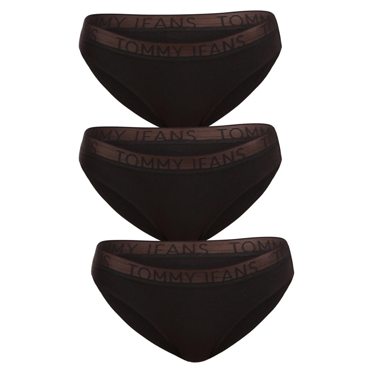 3PACK dámské kalhotky Tommy Hilfiger černé (UW0UW04712 0R7) M