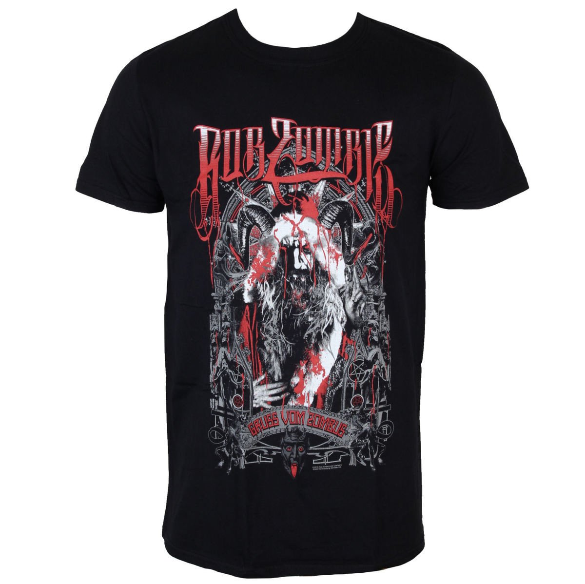 Tričko metal Rob Zombie - Krampus Zombie - ROCK OFF - RZTEE04MB S