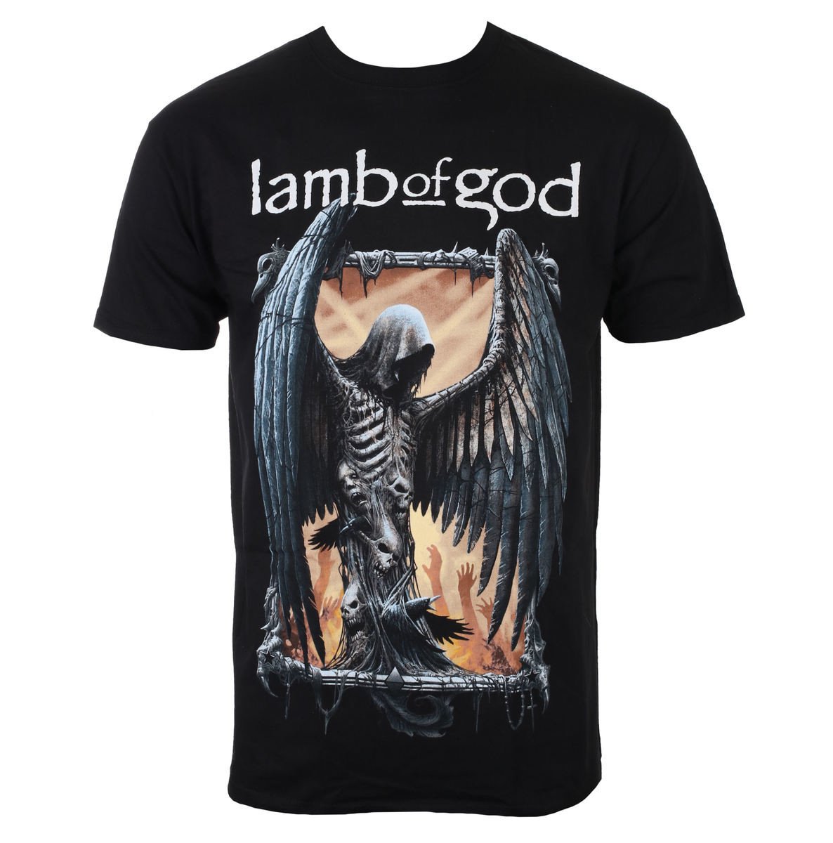 Tričko metal pánské Lamb of God - Winged Death - ROCK OFF - LAMBTS03MB S