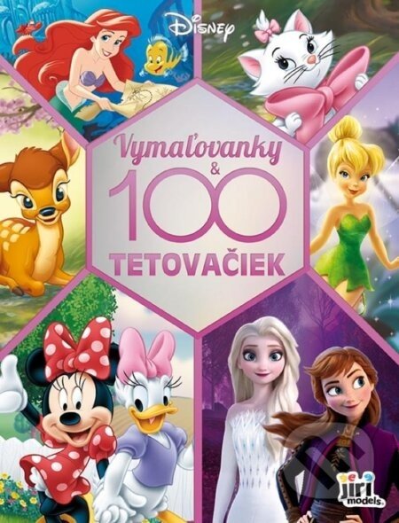 100 tetovačiek s vymaľovankami/ Pre dievčatá - Disney