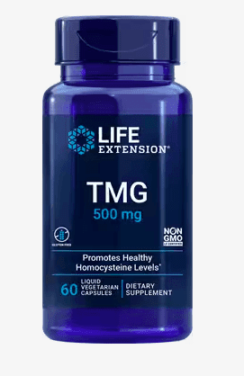 Life Extension TMG (Trimethylglycin), 500 mg, 60 kapslí