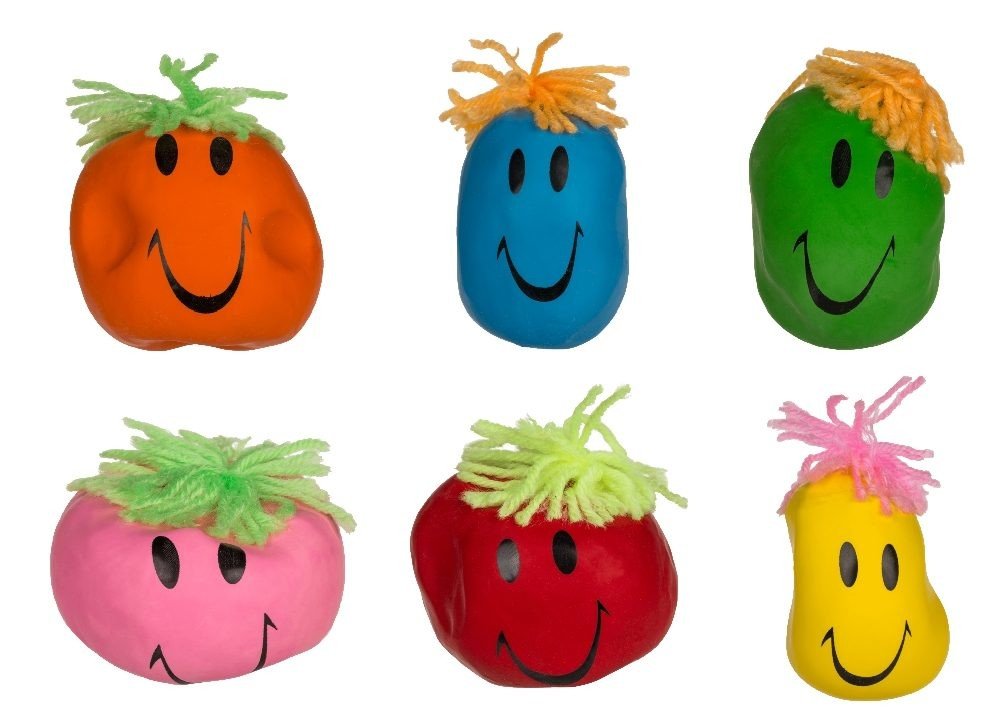 Popron.cz Antistresový míček Funny Face, 8 cm