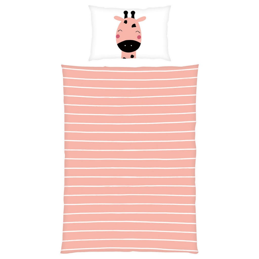 POVLEČENÍ PRO MIMINKO, 100/135 cm, červená, bílá