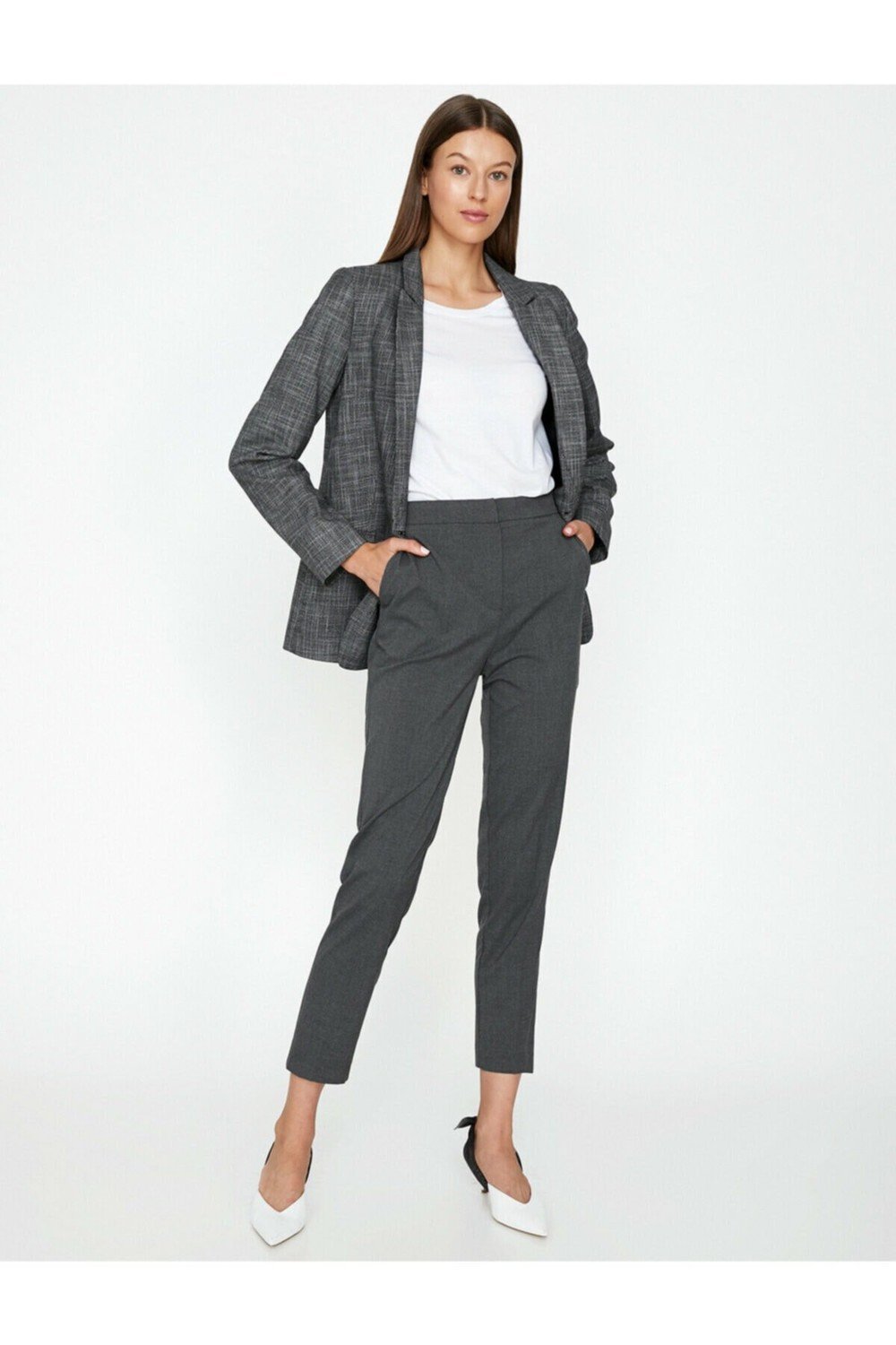 Koton Women's Pocket Detailed Trousers