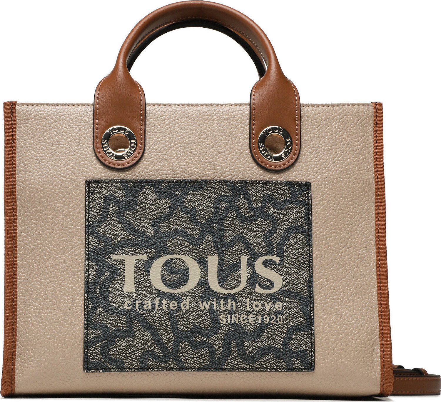 Kabelka TOUS Shopper M.Amaya K Icon 2001660343 Brown/Beige