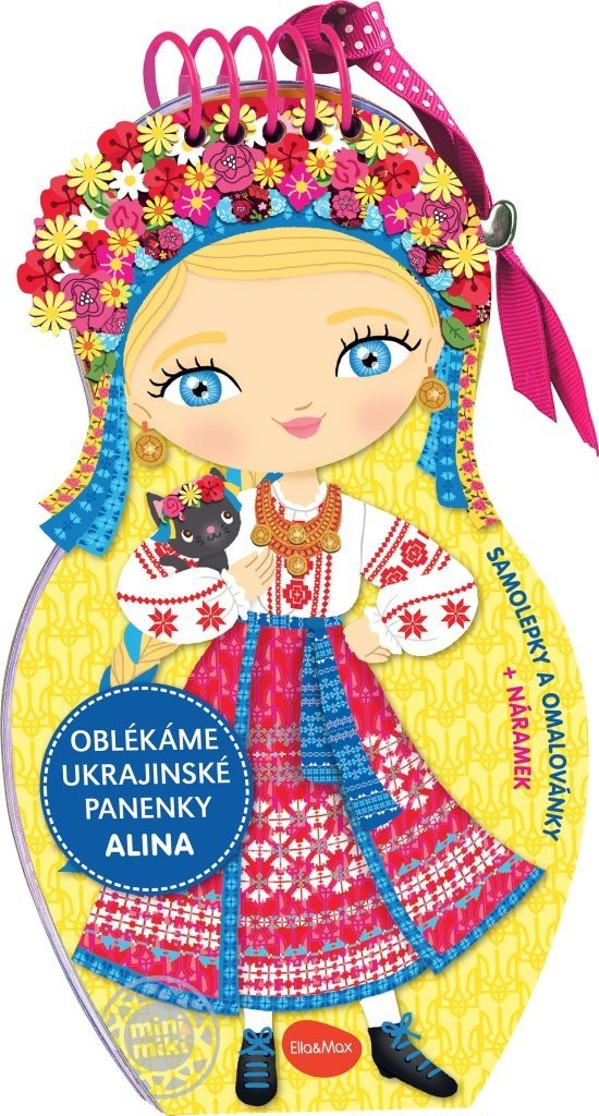 Oblékáme ukrajinské panenky - Alina - Charlotte Segond-Rabilloud