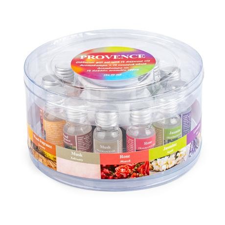 Provence Keramická aromalampa + 12 vonných olejů