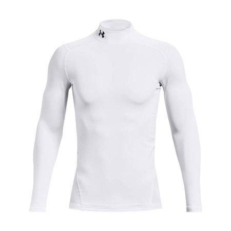 Under Armour Pánské zimní kompresní triko CG Armour Comp Mock white XS, Bílá