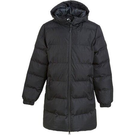 Whistler Dětská prodloužená bunda Abella Jr. Long Padded Jacket black 12, Černá