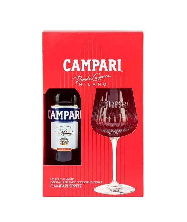 Campari Gift Box 25,0% 0,7 l