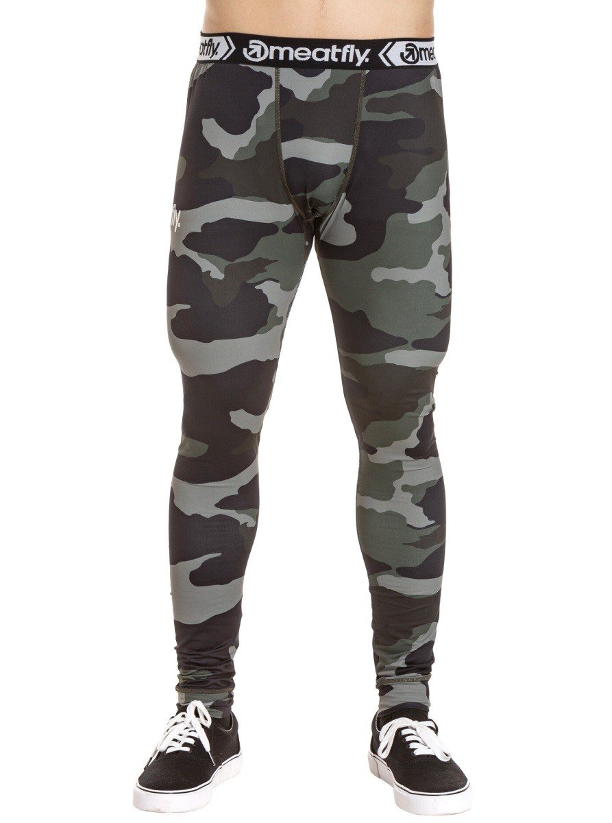 Pánské termo kalhoty meatfly sloan zelená s