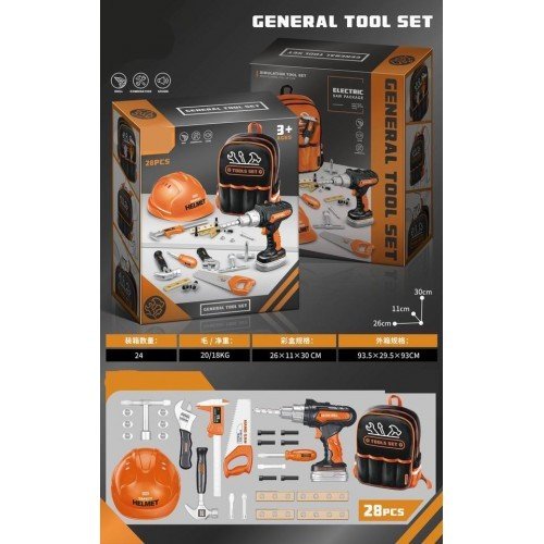 mamido Sada nářadí pro kutily v batohu