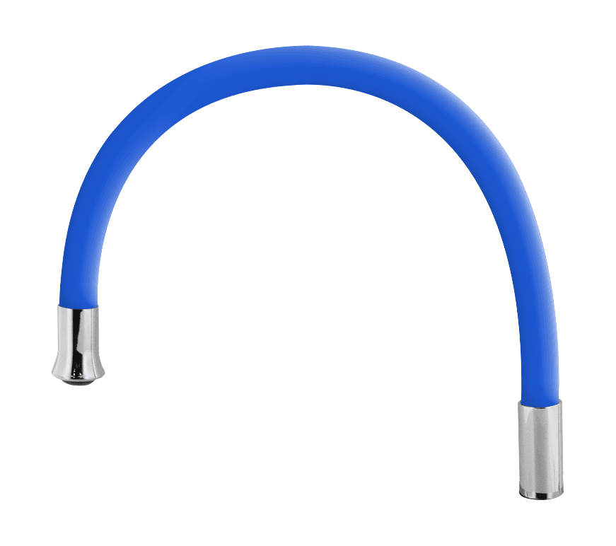 Belaggio Modré flexibilní silikonové rameno k baterii Trix