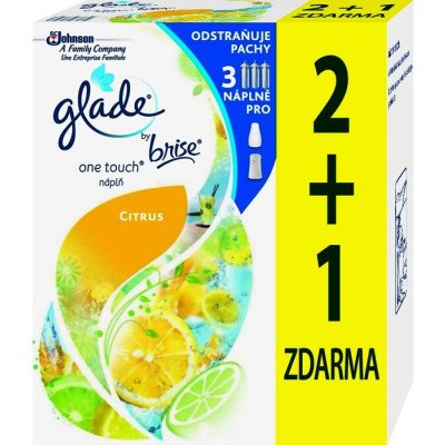 Glade One Touch náplň do osvěžovače vzduchu Citrus, 3× 10 ml