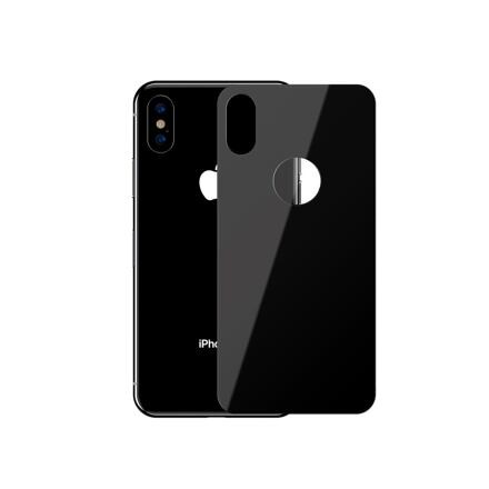 Baseus iPhone Xs Max 0.3 mm Full coverage curved T-Glass rear Protector Black (SGAPIPH65-BM01)