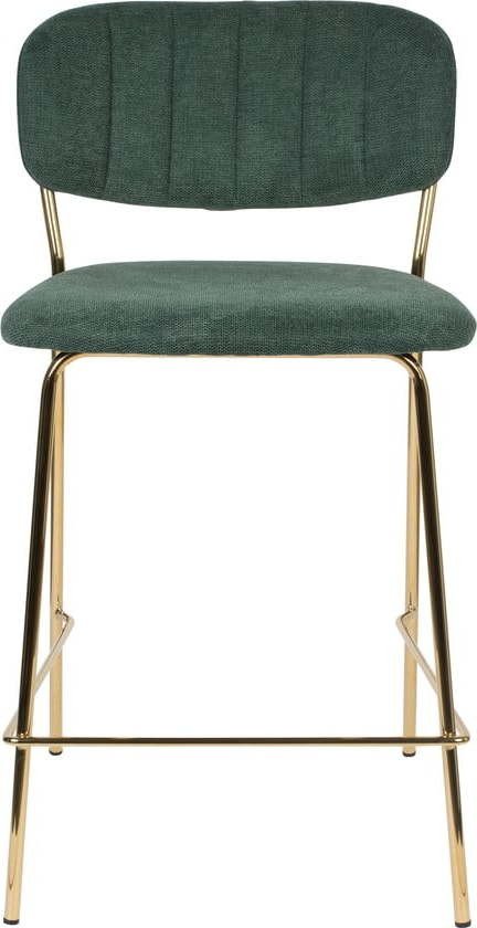 Tmavě zelené barové židle v sadě 2 ks 89 cm Jolien – White Label