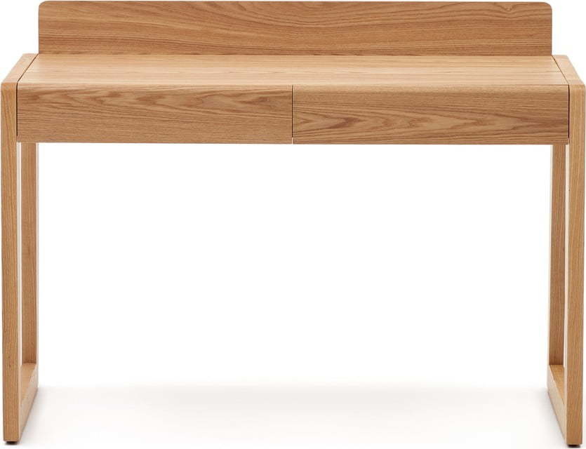 Pracovní stůl s deskou v dekoru jasanového dřeva 60x120 cm Arandu – Kave Home