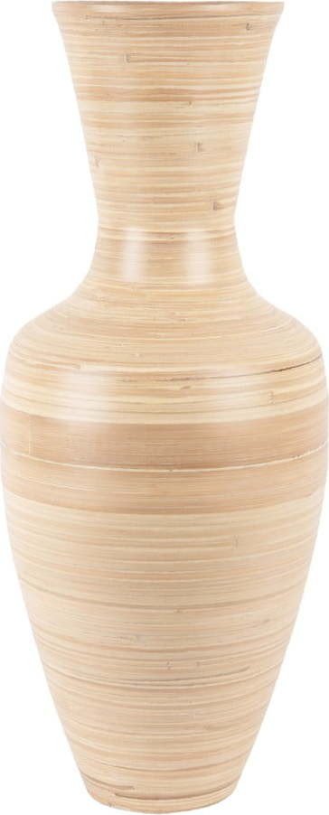 Bambusová vysoká váza v přírodní barvě Neto – PT LIVING