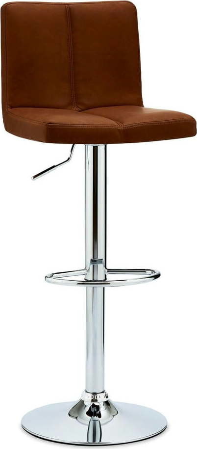 Koňakově hnědé otočné barové židle v sadě 2 ks 88 cm Coco – Furnhouse