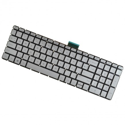 HP ENVY 17-AE155CL klávesnice na notebook CZ/SK Stříbrná, Bez rámečku, Podsvícená