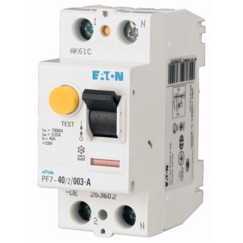 Proudový chránič EATON PF7-25/2/01-A 25A 100mA A 263600