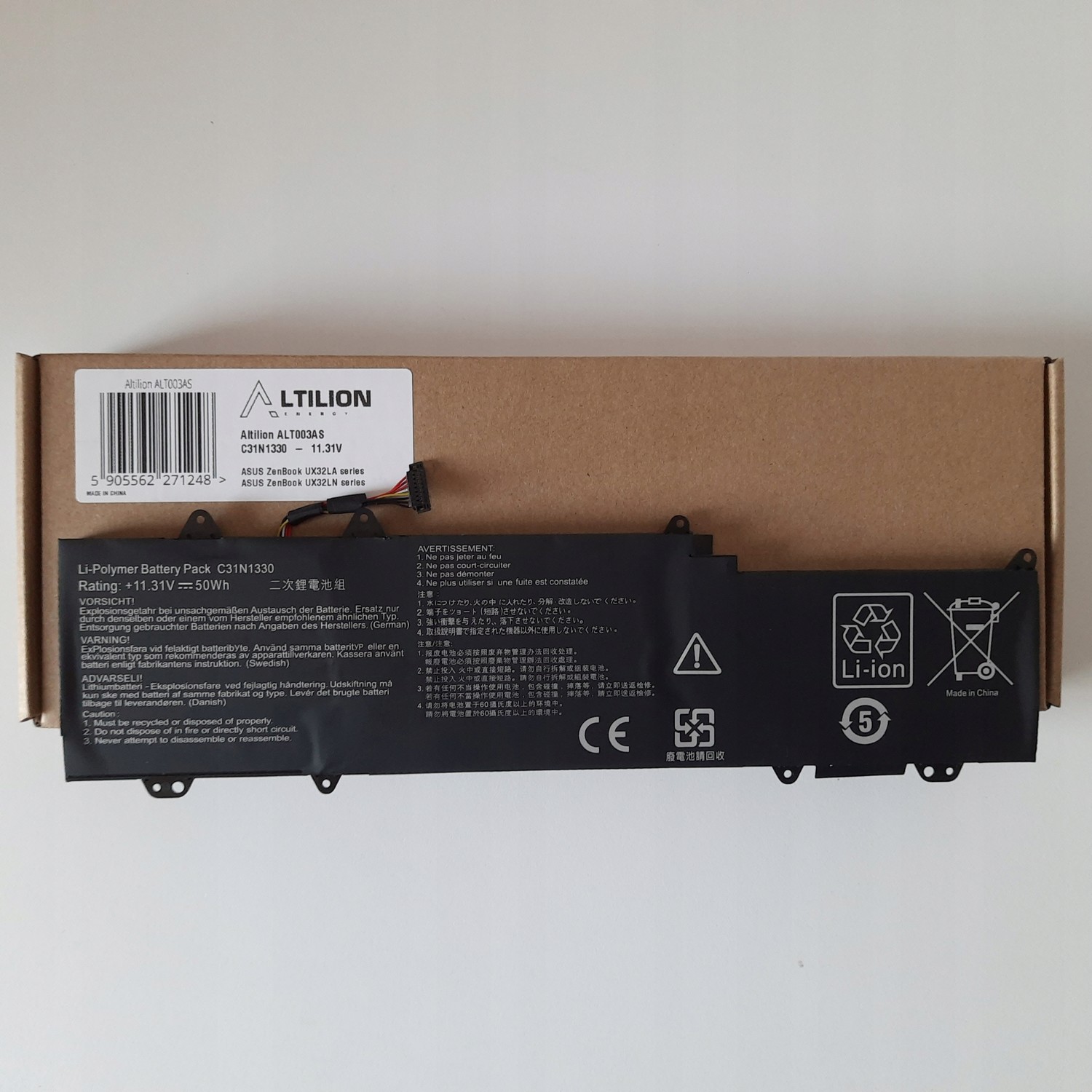 Baterie C31N1330 pro Asus ZenBook UX32LA a UX32LN series