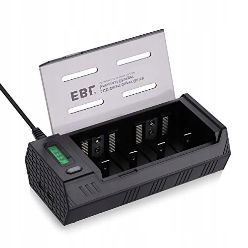 Ebl 908 univerzální nabíječka baterií AA/AAA/Baby C/Mono D