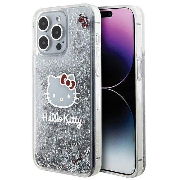 Hello Kitty HKHCP15XLIKHET iPhone 15 Pro Max 6,7' stříbrný/stříbrný pevný obal