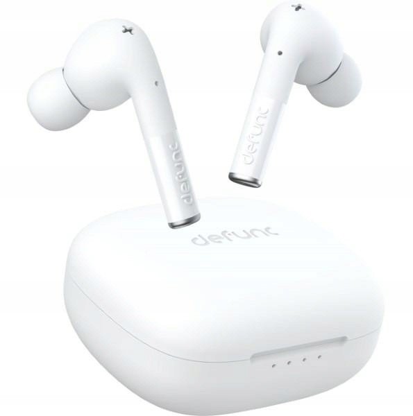 DeFunc Bluetooth 5.2 True Entertainment bezdrátová sluchátka bílá/bílá