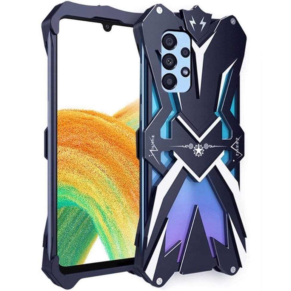 Hliníkové Pancéřové Pouzdro Pro Samsung Galaxy A33 5G Kovové Odolné Pouzdro