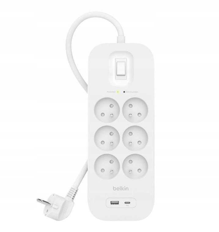 Přepěťová ochrana SurgePlus 6xFR 1xUSB-A